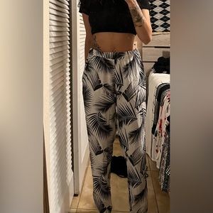 Flowy, decorative palazzo pants.